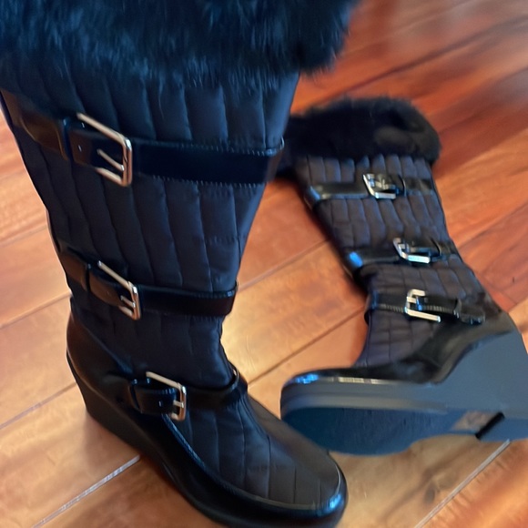 Brand New Bakers Black Wedge Snow Boot Size 8 - Picture 8 of 8